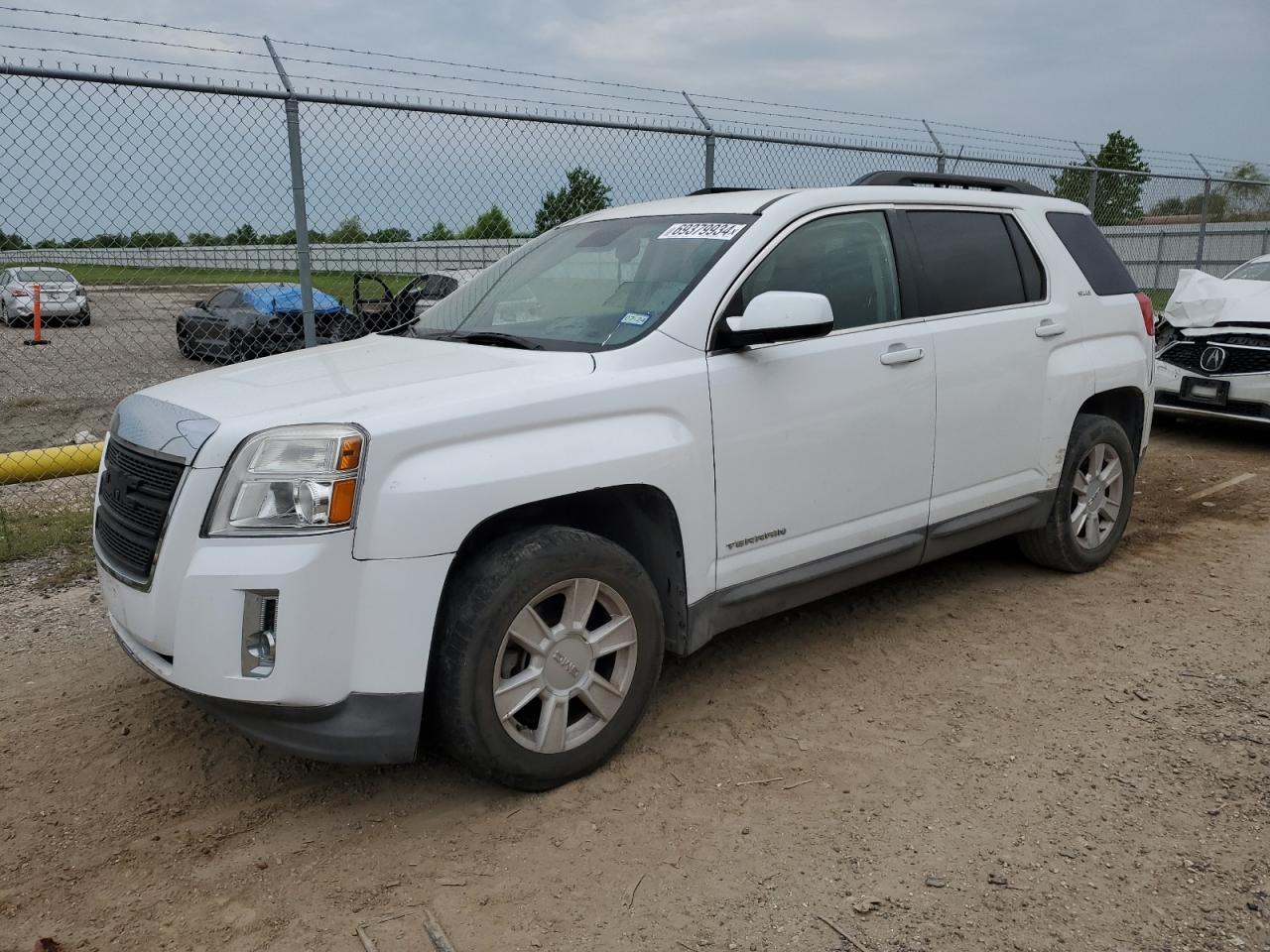 GMC TERRAIN SL 2013 white 4dr spor flexible fuel 2GKALSEK5D6151046 photo #1