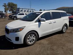 KIA SEDONA LX 2016 white sports v gas KNDMB5C16G6093952 photo #2