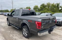 FORD F150 SUPER 2015 gray crew pic gas 1FTEW1EG5FFA65853 photo #4