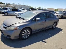 HONDA CIVIC EX 2010 charcoal  gas 19XFA1F83AE043475 photo #2