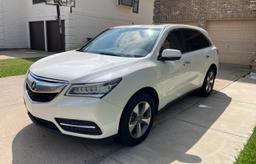 ACURA MDX 2016 white 4dr spor gas 5FRYD3H28GB012860 photo #3