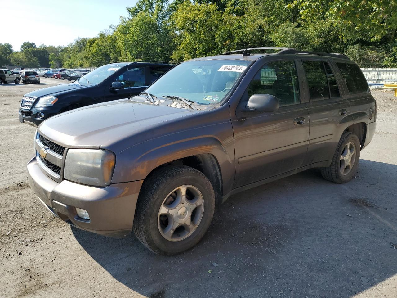 CHEVROLET TRAILBLAZE 2008 brown  gas 1GNDT13S482221751 photo #1