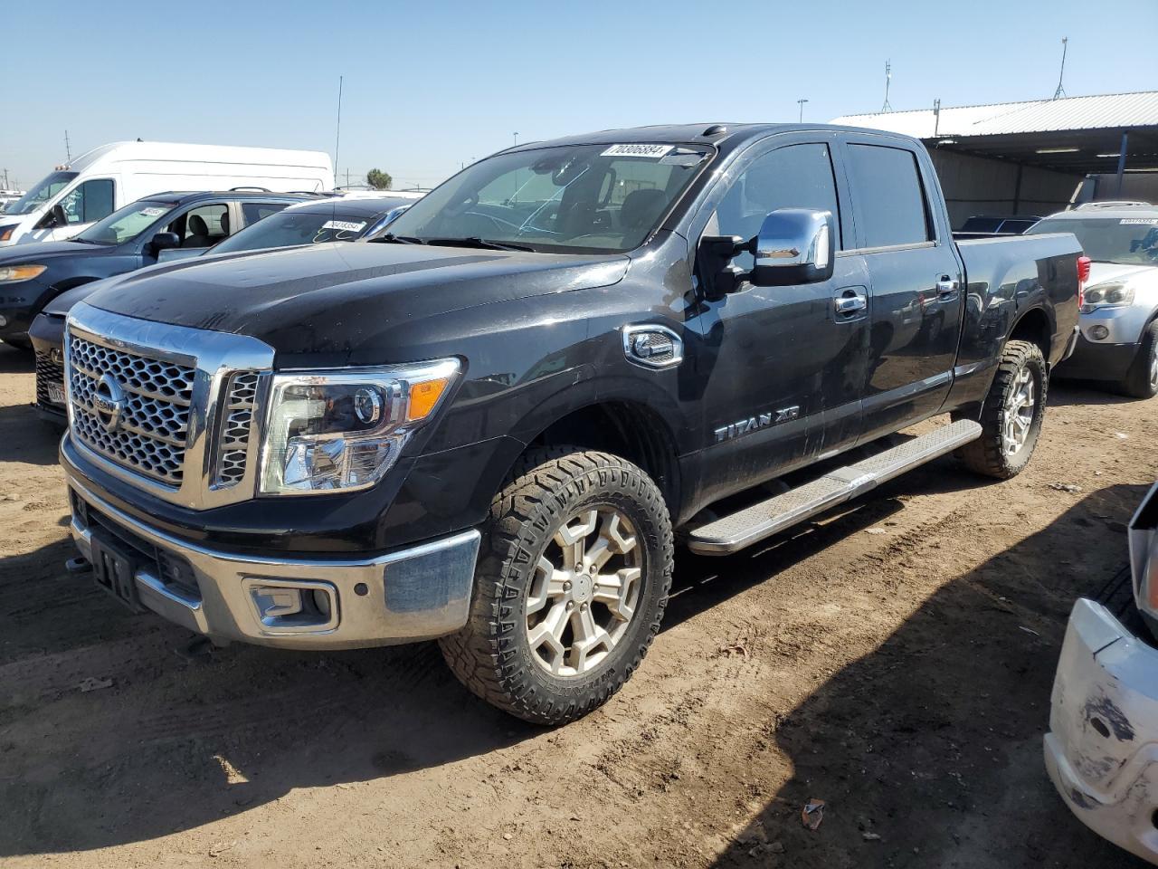 NISSAN TITAN XD S 2016 black crew pic diesel 1N6BA1F43GN502856 photo #1