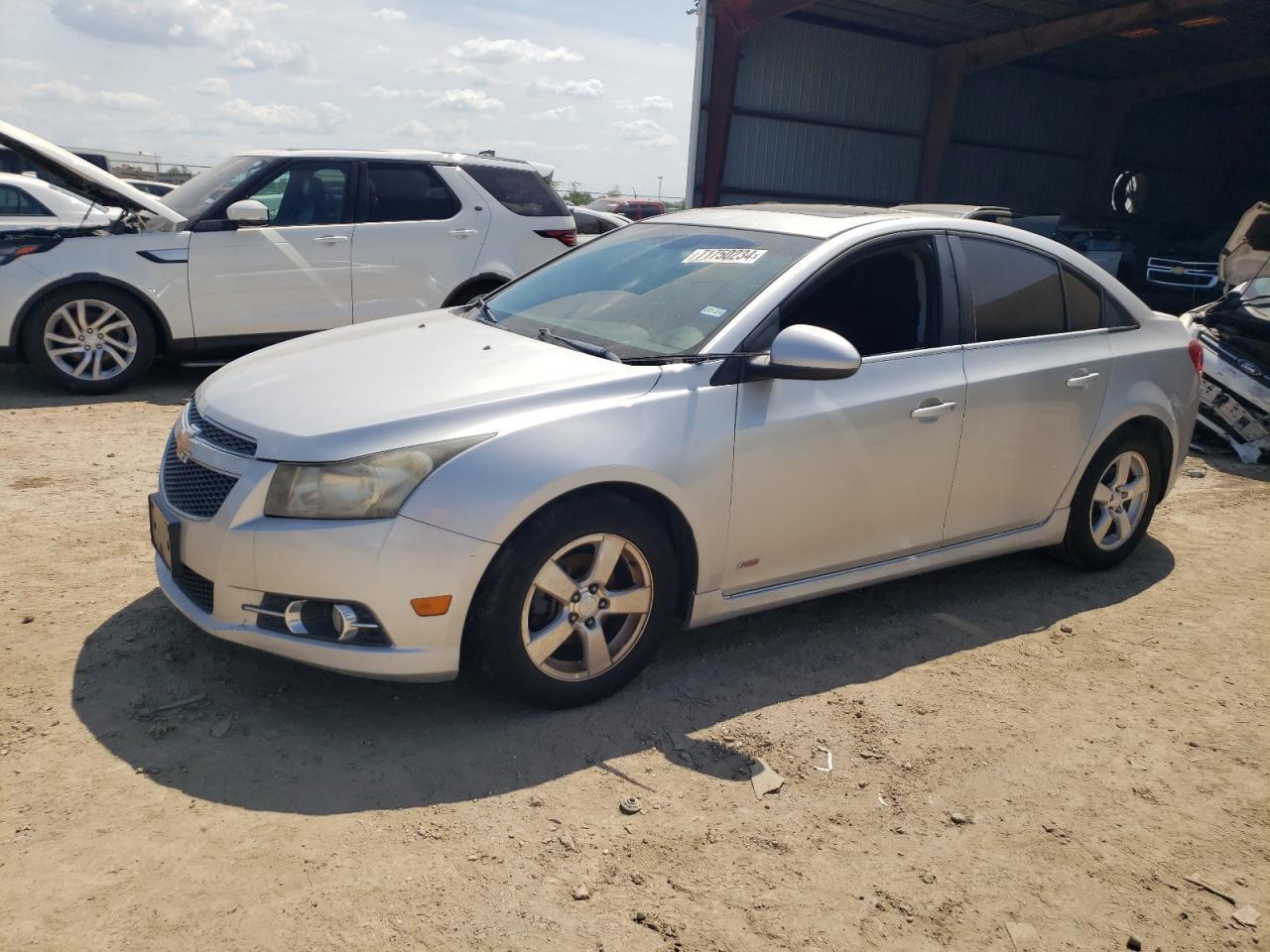 CHEVROLET CRUZE LT 2013 silver  gas 1G1PC5SB3D7258150 photo #1