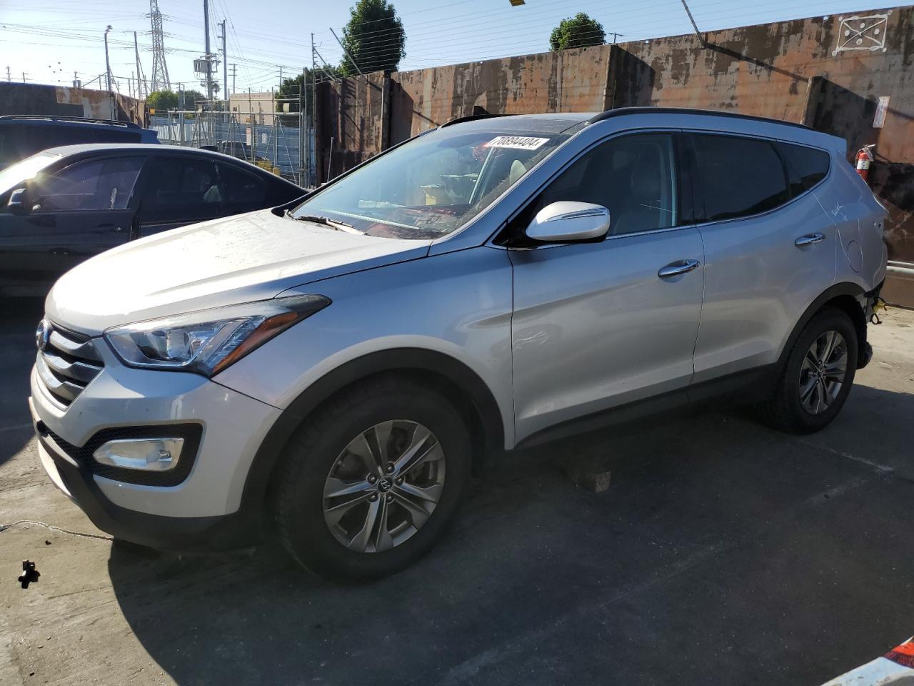 HYUNDAI SANTA FE S 2014 silver  gas 5XYZU3LB3EG173023 photo #1