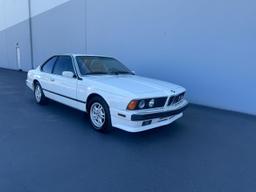 BMW 635 CSI AU 1988 white coupe gas WBAEC8418J3266779 photo #2