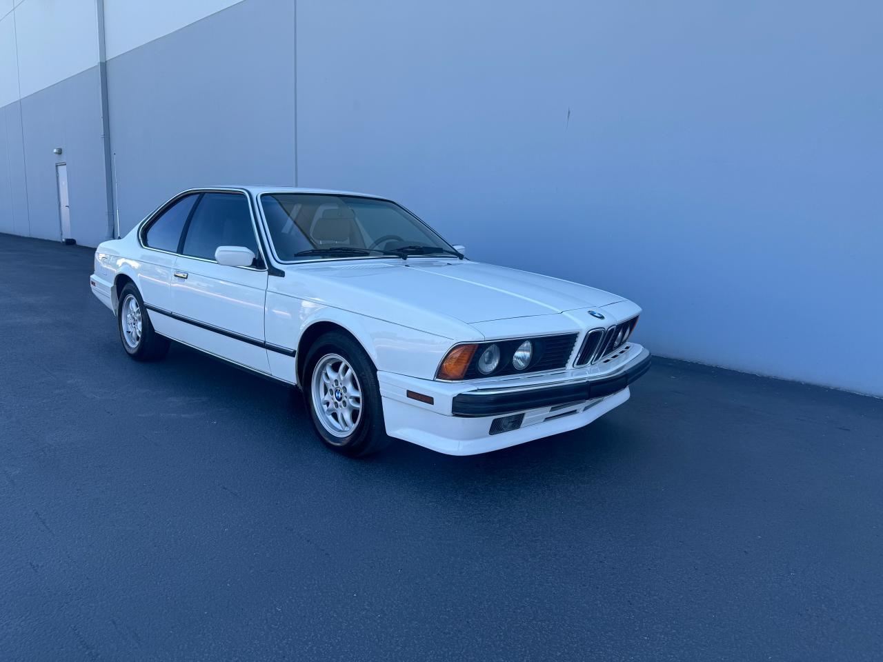 BMW 635 CSI AU 1988 white coupe gas WBAEC8418J3266779 photo #1