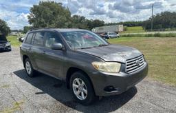 TOYOTA HIGHLANDER 2009 gray 4dr spor gas JTEDS41A392074455 photo #2