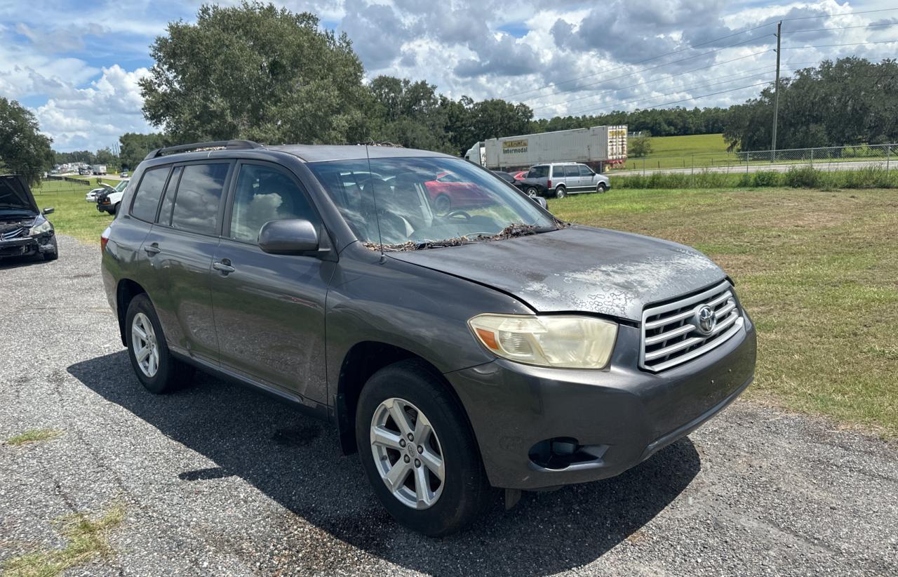 TOYOTA HIGHLANDER 2009 gray 4dr spor gas JTEDS41A392074455 photo #1