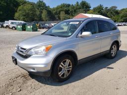 HONDA CR-V EXL 2011 silver  gas JHLRE4H79BC019684 photo #2