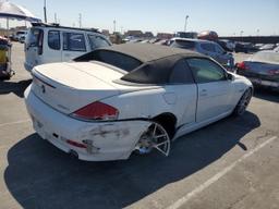 BMW 650 I 2007 white  gas WBAEK13557CN84205 photo #4