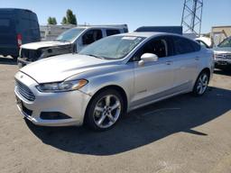 FORD FUSION SE 2014 silver sedan 4d hybrid engine 3FA6P0LU0ER379759 photo #2