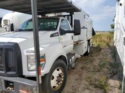 FORD F750 SUPER 2016 white conventi diesel 1FDNF7DC3GDA03538 photo #3