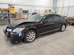 LEXUS LS 460L 2007 black  gas JTHGL46FX75003766 photo #2