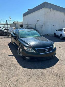 LEXUS LS 460 2012 black  gas JTHBL5EF7C5109622 photo #2