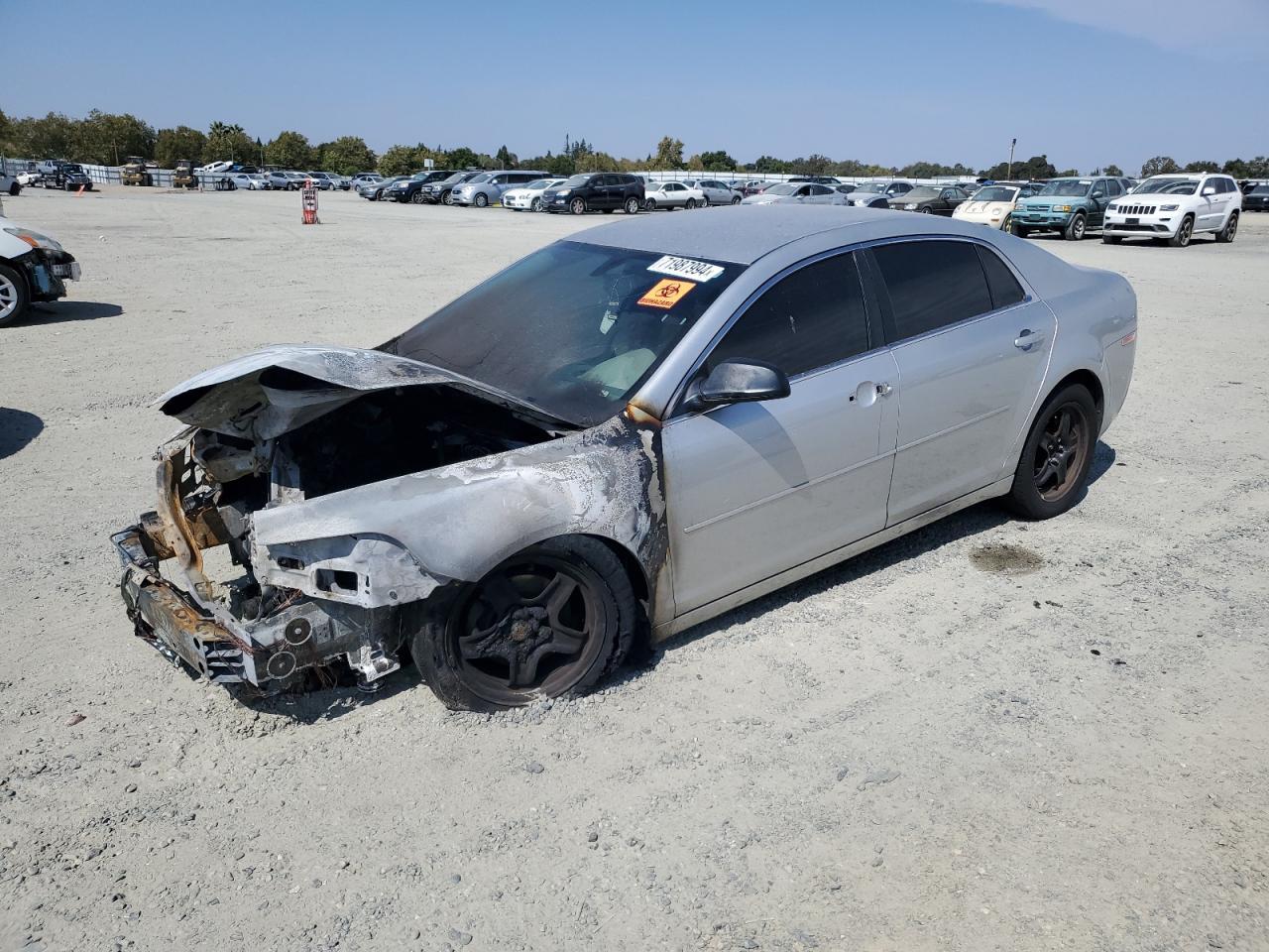 CHEVROLET MALIBU LS 2012 silver  gas 1G1ZB5E00CF196362 photo #1