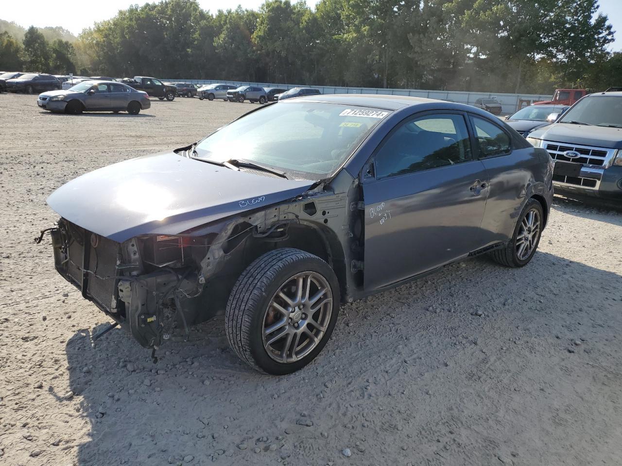 TOYOTA SCION TC 2008 gray  gas JTKDE167280273586 photo #1