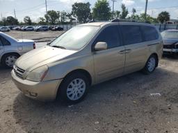 KIA SEDONA EX 2006 gold  gas KNDMB233966049815 photo #2