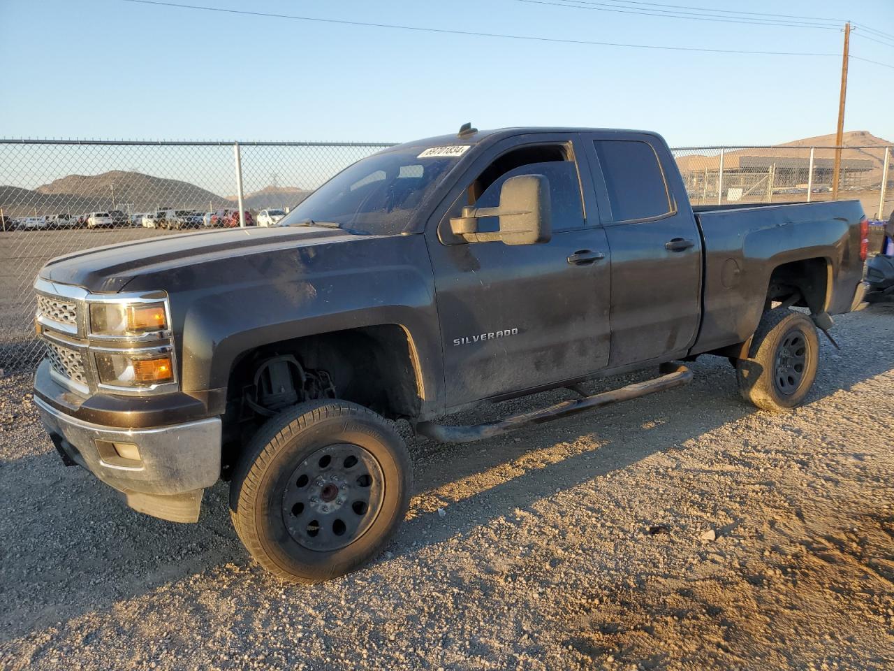 CHEVROLET SILVERADO 2014 black  gas 1GCRCREH2EZ193658 photo #1