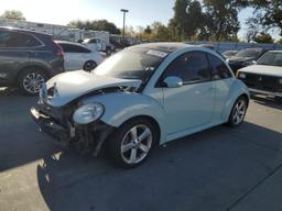 VOLKSWAGEN NEW BEETLE 2010 blue  gas 3VWRG3AG1AM036758 photo #2