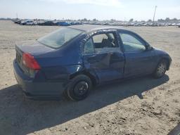 HONDA CIVIC LX 2005 blue  gas 2HGES16675H565089 photo #4