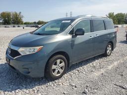 NISSAN QUEST S 2012 blue  gas JN8AE2KPXC9035791 photo #2