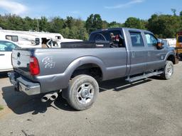 FORD F350 SUPER 2014 gray crew pic diesel 1FT8W3BT6EEB75163 photo #4