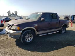 FORD F150 SUPER 2001 burgundy  gas 1FTRW08L81KE34063 photo #2