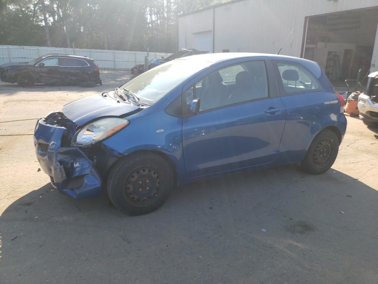 TOYOTA YARIS 2009 blue  gas JTDJT903295255940 photo #1