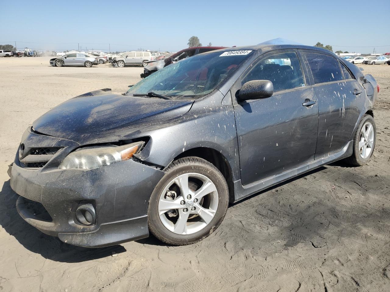 TOYOTA COROLLA BA 2013 gray  gas 2T1BU4EE9DC970269 photo #1