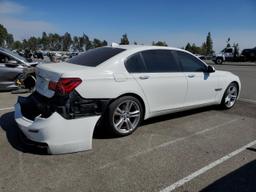 BMW 740 LI 2015 white sedan 4d gas WBAYE4C55FD947455 photo #4