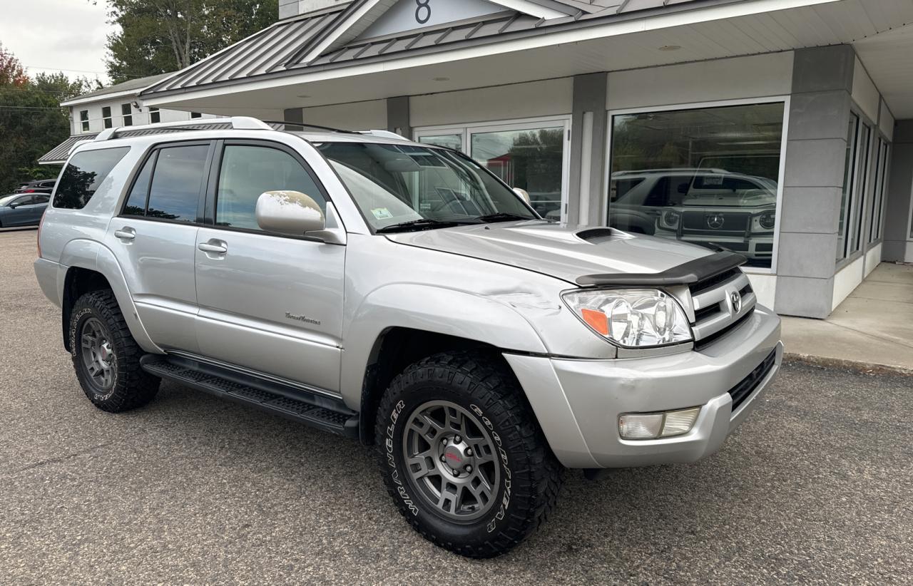 TOYOTA 4RUNNER SR 2005 silver 4dr spor gas JTEBU14R058035198 photo #1