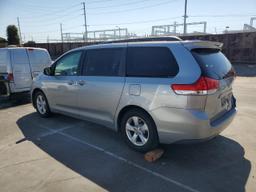 TOYOTA SIENNA LE 2011 silver  gas 5TDKK3DC7BS042478 photo #3