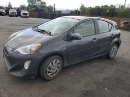 TOYOTA PRIUS C 2016 gray  hybrid engine JTDKDTB38G1123958 photo #2