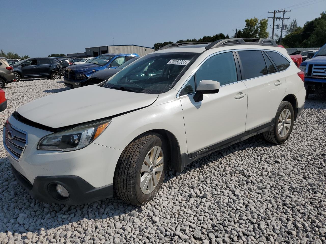 SUBARU OUTBACK 2. 2016 white  gas 4S4BSBDC2G3254252 photo #1