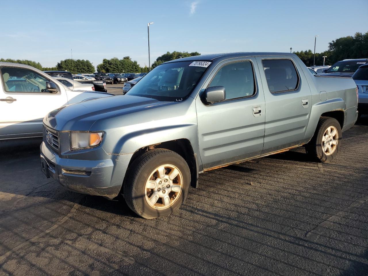 HONDA RIDGELINE 2007 teal  gas 2HJYK16537H518403 photo #1