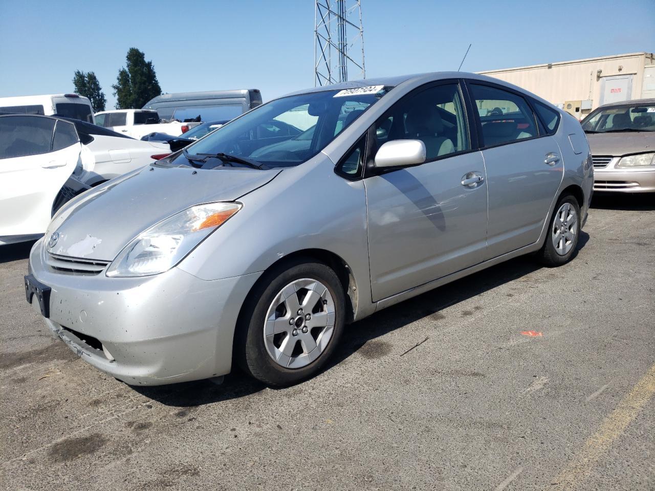 TOYOTA PRIUS 2004 silver  hybrid engine JTDKB20U040083422 photo #1