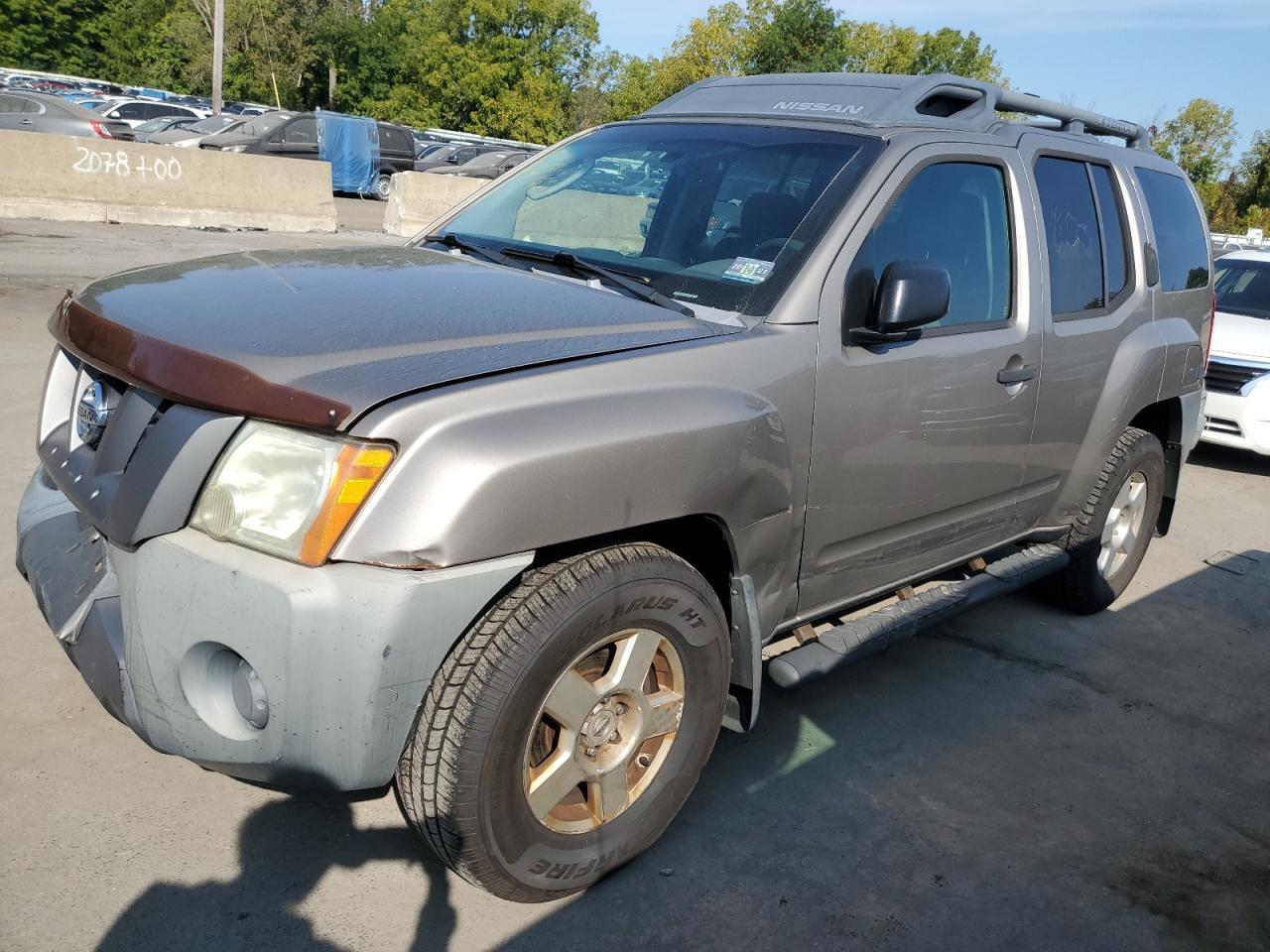 NISSAN XTERRA OFF 2008 gray  gas 5N1AN08U88C533359 photo #1