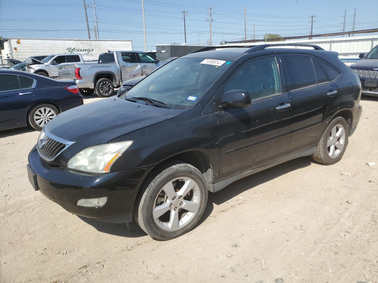 LEXUS RX 350 2008 black  gas 2T2GK31UX8C055516 photo #1