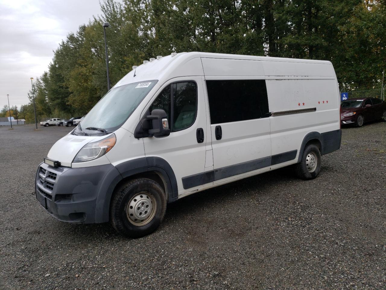 RAM PROMASTER 2016 white extended diesel 3C6URVJD0GE104907 photo #1