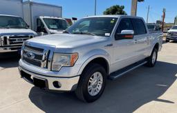 FORD F150 SUPER 2012 silver crew pic gas 1FTFW1ET0CFA69161 photo #3