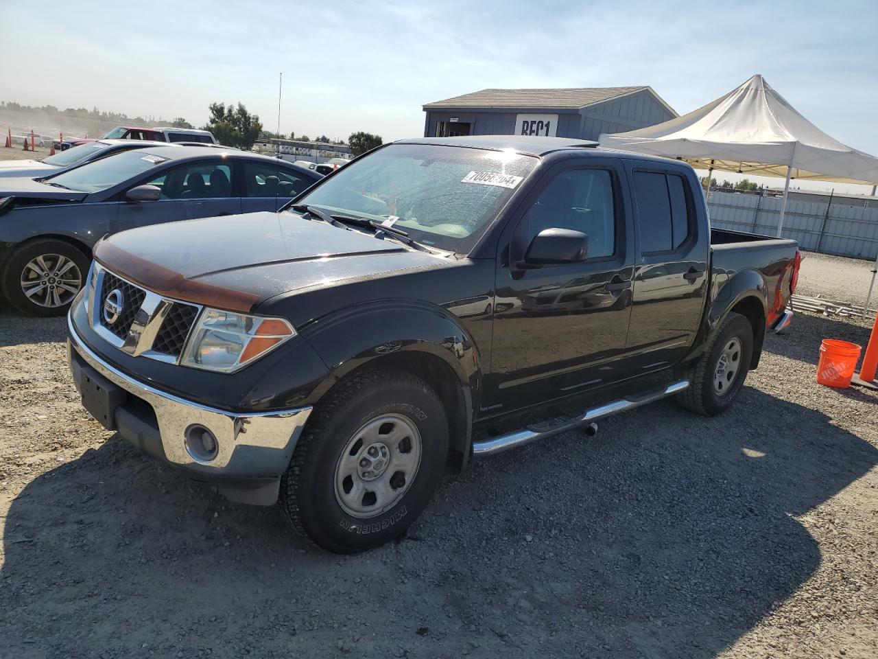 NISSAN FRONTIER C 2007 black  gas 1N6AD07W67C402632 photo #1