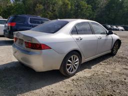 ACURA TSX 2005 silver  gas JH4CL96855C025227 photo #4