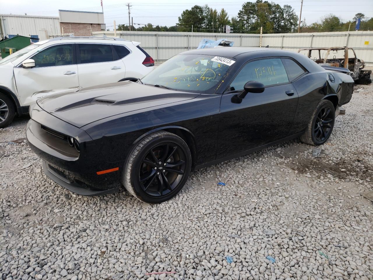 DODGE CHALLENGER 2017 black  flexible fuel 2C3CDZAG5HH531420 photo #1