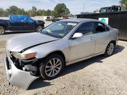 ACURA TSX 2005 silver  gas JH4CL96855C025227 photo #2