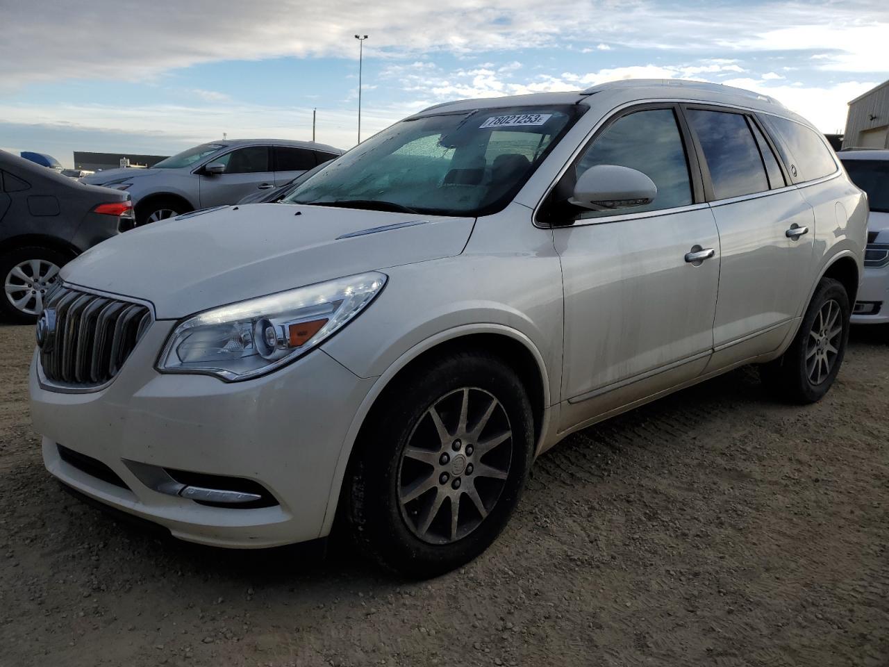 BUICK ENCLAVE 2014 white  gas 5GAKVBKD1EJ349063 photo #1