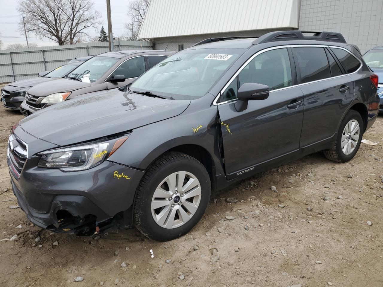 SUBARU OUTBACK 2. 2018 gray  gas 4S4BSAFC8J3367430 photo #1