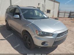 2010 MITSUBISHI OUTLANDER ES Silver  Gasoline JA4AS2AW1AZ004563 photo #2