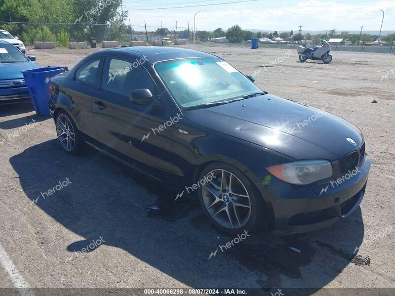 2013 BMW 135I Black  Gasoline WBAUC9C59DVY60585 photo #1