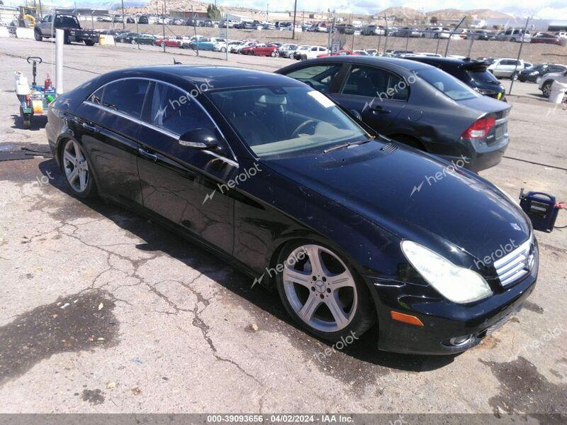 2007 MERCEDES-BENZ CLS 550 Black  Gasoline WDDDJ72X27A083961 photo #1